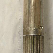 m001 E 18. S.T.Dupont デュポン ツイスト式 回転式 ボールペン シルバー 925 SILVER 筆記用具_画像4