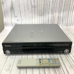 s001 E2 保管品 動作不明 パイオニア HDD/DVDレコーダー DVR-DT95 電源コード無し 400GB 2007年製 リモコン付 家電 中古 ジャンク