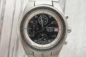 f002 Z2 13.CASIO カシオ EDIFICE エディフィス 2328 EF-501 メンズ腕時計 クロノグラフ 黒文字盤 電池切れ 宅急便コンパクト