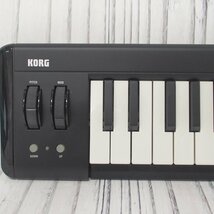 f002 F2 コルグ KORG マイクロキー MICRO KEY 37鍵盤 DTM USB MIDI キーボード 動作未確認_画像3