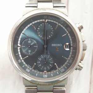 f002 Y4 4. SEIKO セイコー LUKIA ルキア メンズ クォーツ式 腕時計 7T92-0AA0 クロノグラフ 現状品