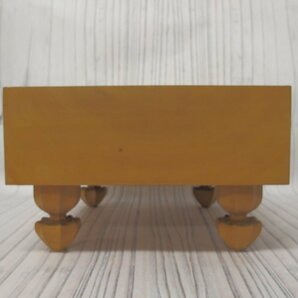 f002 KAIDAN 2 囲碁 囲碁盤 碁盤 脚付き 木製 厚さ約14.5cm 盤上サイズ 約42cm×45cm 高さ26cm（脚含む）へそ有りの画像3