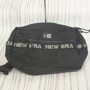 f002 BAG NEWERA ニューエラ ボディバッグ ウエストバッグ バック 鞄 黒 ブラック ロゴ ロゴベルト