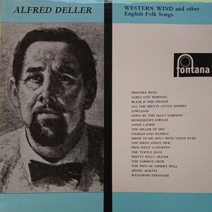 LP/ALFRED DELLER〈WESTERN WIND and other English Folk Songs〉☆5点以上まとめて（送料0円）無料☆