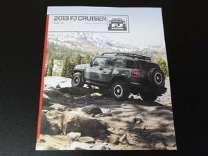 * Toyota catalog FJ Cruiser USA 2013 prompt decision!