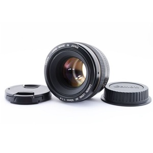 【良品】Canon EF50mm F1.4 USM フードES-71付き 単焦点レンズ キャノン ULTRASONIC (AA15) 