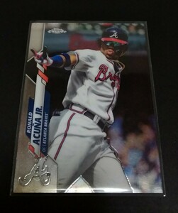 MLB 2020年topps chrome ロナルド・アクーニャ・ジュニア jr(ブレーブス)No,112。RONALD ACUNA JR. 