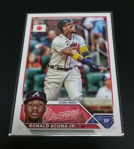 MLB 2023年topps JAPAN EDITION ロナルド・アクーニャ・ジュニア jr(ブレーブス)No,220。