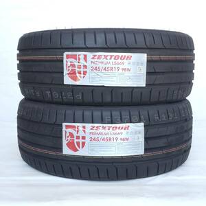 245/45R19 98W ZEXTOUR PREMIUM LS669 24年製 送料無料 2本税込 \15,900より 1