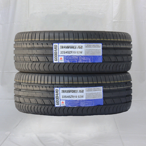 225/45R19 92W GODDARD TRANSFORCE 768 23年製 送料無料 2本セット税込 \14,600より 1