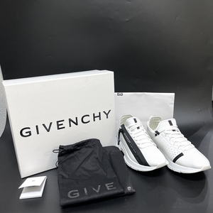 [GIVENCHY] Givenchy BH003MH0NJ-100 spec ktoru rolan na- white white × black 43 28.5cm unused sneakers 16423