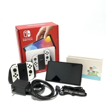 任天堂【Nintendo】HEG-001 Switch 有機ELモデル ホワイト どうぶつのもり 64GB_画像1