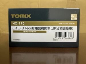 【新品未走行】　TOMIX HO-170 JR EF81- 600形電気機関車(JR貨物更新車・プレステージモデル)