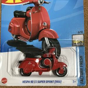 [71]... VESPA 90 S SUPER SPRINT (1966) ,ベスパ , ベーシックカー【ホットウィール】