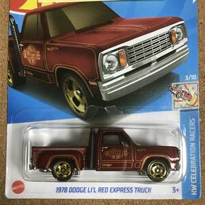 [53].... 1978 DODGE LI'L RED EXPRESS TRUCK, 2024年Cアソート, 　ベーシックカー【ホットウィール】