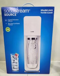 □[未使用品]SodaStream ソーダストリーム SSM1062 炭酸水メーカー Source v3（ソース v3） ホワイト