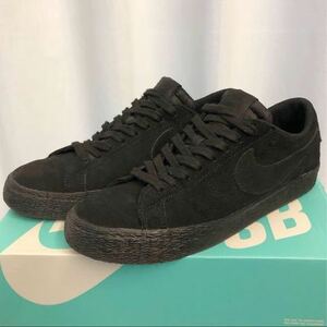 NIKE SB zoom BLAZER LOW ナイキ　ズーム　ブレイザー　エスビー　スエード　ブラック　黒　希少