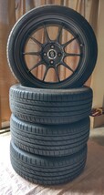 ENKEI Racing PRF1 typeⅡ 17インチ ＆ HANKOOK Laufenn S Fit AS-01 LH02 205/45 ４本セット_画像1