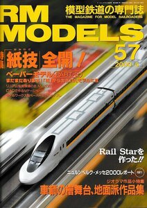 ■送料無料■Z44■RM MODELS アールエムモデルズ■2000年５月57■特集：「紙技」全開！ペーパーモデルPART-2■(概ね良好/背ヤケ)