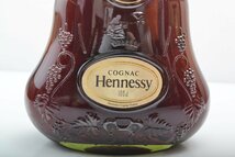 A547Z86R【未開栓】 Hennessy X.O. COGNAC 1L 40% ゴールドキャップ ブランデー 箱付き 古酒 アルコール コレクション 現状保管品_画像6