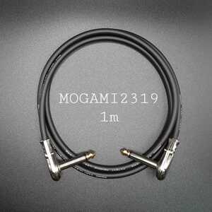  new goods * free shipping [1m] light weight Moga miMOGAMI2319* thin type LL type plug * guitar base ukulele shield cable patch cable * outer diameter 5mm space-saving 