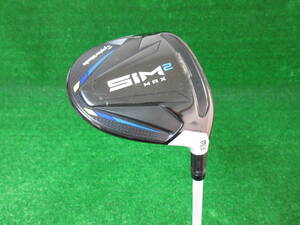 6811【TaylorMade】SIM2 MAX 3W 15度 Speeder 661 EVOLUTION 7(S)装着 シム2 マックス スピーダー エボリューションⅦ FW 中古品