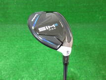 6812【TaylorMade】SIM2 MAX U6 28度 TENSEI BLUE TM60(R)装着 シム2 マックス テンセイ ブルー UT ハイブリッド 6U #6 H6 きれいめ 中古品_画像1