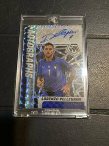 PANINI mosaic soccer lorenzo pellegrini ペレグリーニ直筆サイン auto