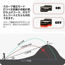 ゴルフ距離計 ゴルフ用レーザー距離計 ゴルフ距離計レーザー ヤード表示可能 超軽量 ケース付き 日本語説明書付き 黒超小型_画像5