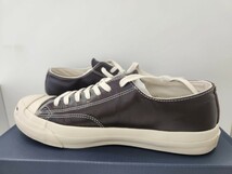 ★美品１円スタート★　CONVERSE JACKPERCEL コンバース ジャックパーセル 　ブラウン　茶色オールレザー 26.5 cm　_画像6