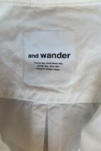 and wander CORDURA typewriter shirts コーデュラ シャツ SIZE5 COTTONNYLON longsleeve_画像3