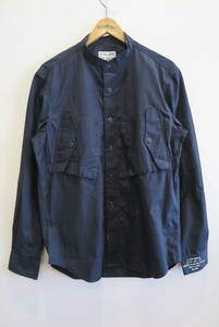 NEXUSⅦ military stand collar shirt SIZE48 ミリタリー ネクサス7 シャツジャケット