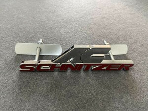 ★BMW AC SCHNITZER ★25★フロント エンブレム グリルバッジ ボルト締め ロゴバッジ グリルバッチ 自動車中網★13.5*3.5CM★