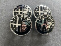 ★アルファロメオ ALFA ROMEO★T340★ ホイールセンターキャップ ハブキャップカバー 車用 4個セット 外径60mm_画像2