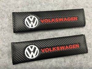 * Volkswagen * seat belt pad automobile 2 piece set shoulder cover shoulder pad embroidery entering seat belt shoulder 