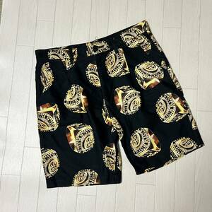 JOYRICH ハーフパンツ ブラック ゴールド ショートパンツ ジョイリッチ アクセサリー柄