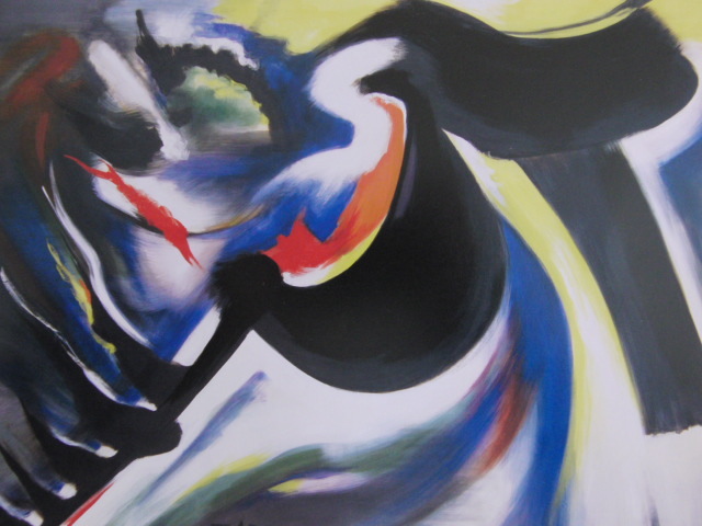 Taro Okamoto, jugar, De una rara colección de arte enmarcado., En buena condición, Nuevo marco incluido, Maestro, pintor japonés, Cuadro, Pintura al óleo, Pintura abstracta