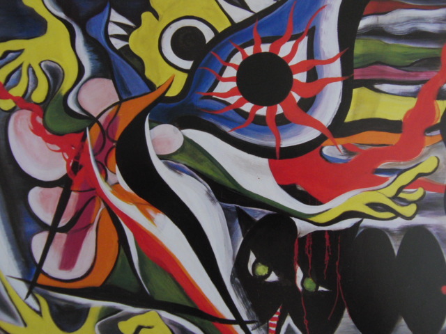 Taro Okamoto, (Secreto), De un raro libro de arte enmarcado., Buen estado, Nuevo con marco, maestro, pintor japonés, cuadro, pintura al óleo, pintura abstracta