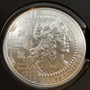 ルイ13世 100ユーロ銀貨 2024年 フランス パリ造幣局 シルバーコイン エキュ銀貨 ルイドール金貨 モダンコイン アンティークコイン