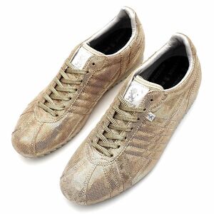 A05164P27 не использовался товар PATRICK/SULLY кожа спортивные туфли [ размер :36(23cm)] Gold 531155 Patrick женский 