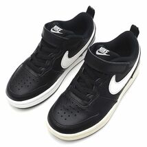 A05170K2 未使用品 NIKE/COURT BOROUGH LOW 2 キッズ スニーカー 【サイズ：17cm】 ブラック BQ5451-002 ナイキ ボーイズ_画像1