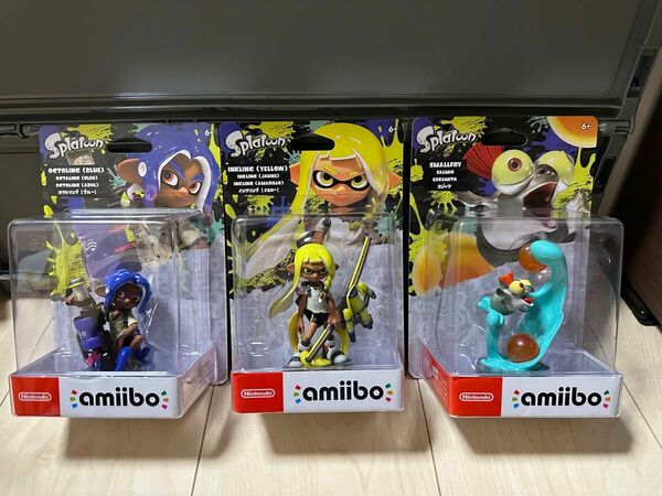 amiibo 　3点セット　スプラトゥーン　オクトリング　インクリング　コジャケ