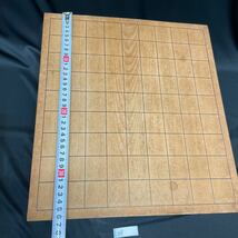 ○169○ 将棋盤 木製 将棋 天然木 脚付 へそ有り_画像2