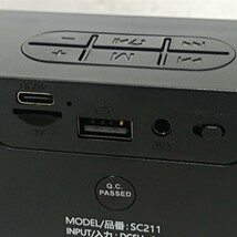 【送無】Bluetoothスピーカー ワイヤレス コンパクト ポータブル 車 USB充電 y1101-1_画像6