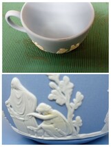 美品　ウェッジウッド　WEDGWOOD　カップ & ソーサー　ジャスパー　Jasper　ペールブルー　ティーカップ コーヒーカップ　箱・説明書あり_画像7