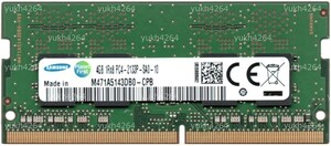 【新品】富士通 Samsung DDR4-2133 SODIMM 4GB×1枚 CL15 1.2V PC4-17000 Intel AMD シングルルランク ノートパソコン M471A5143DB0-CPB