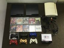 【まとめ売り】 SONY ソニー　PLAYSTATION3　PS3　CECH-2100B CECH-3000A CECHL00　本体 ソフト コントローラー ★★ 2408a0008_画像1