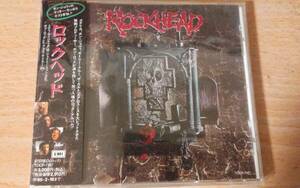 【Bob Rock在籍】ROCKHEADの93年ロックヘッド 国内帯付き廃盤CD。