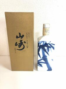 【未開栓】サントリーピュアモルトウイスキー12年 山崎 竹林ボトル 外箱付き 1327g SUNTORY WHISKY 700ml 43% KD