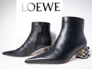 LOEWE/ロエベ 2023SS ANAGRAM HEEL BOOT60アナグラムヒール レザー ブーツ60未使用品 [LFWA74272]